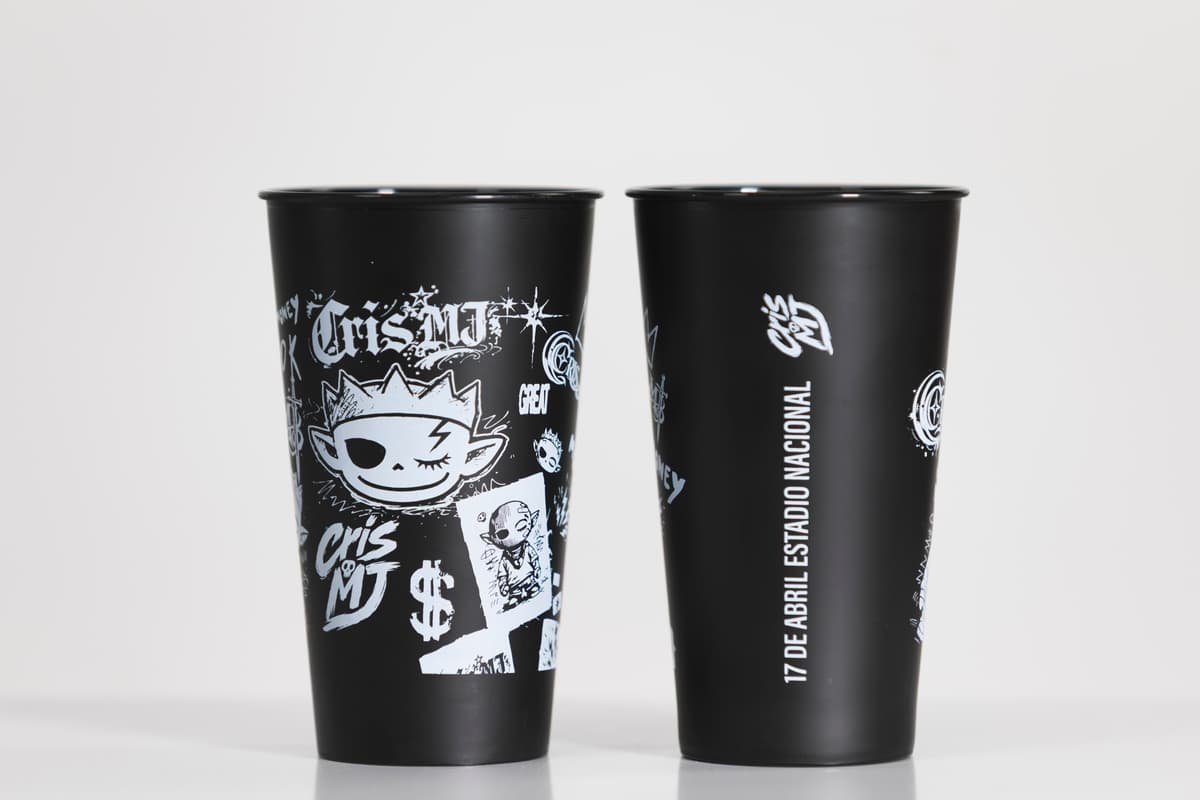 Vaso Oficial Cris MJ Tour